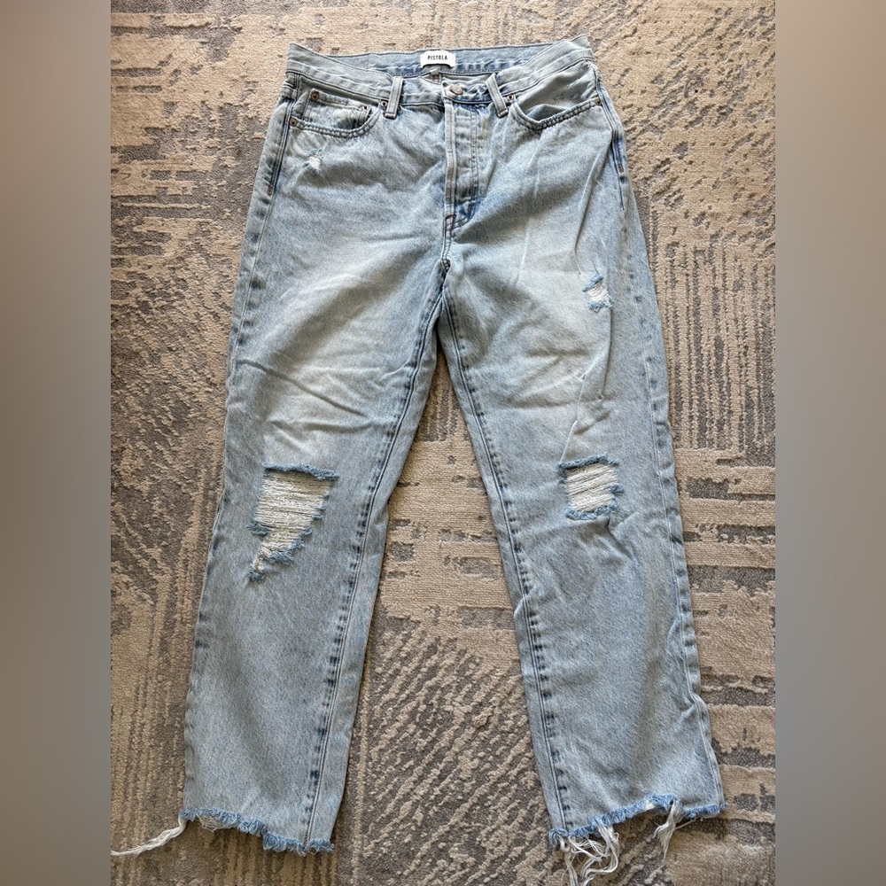 Pistola Distressed Light Blue Jeans